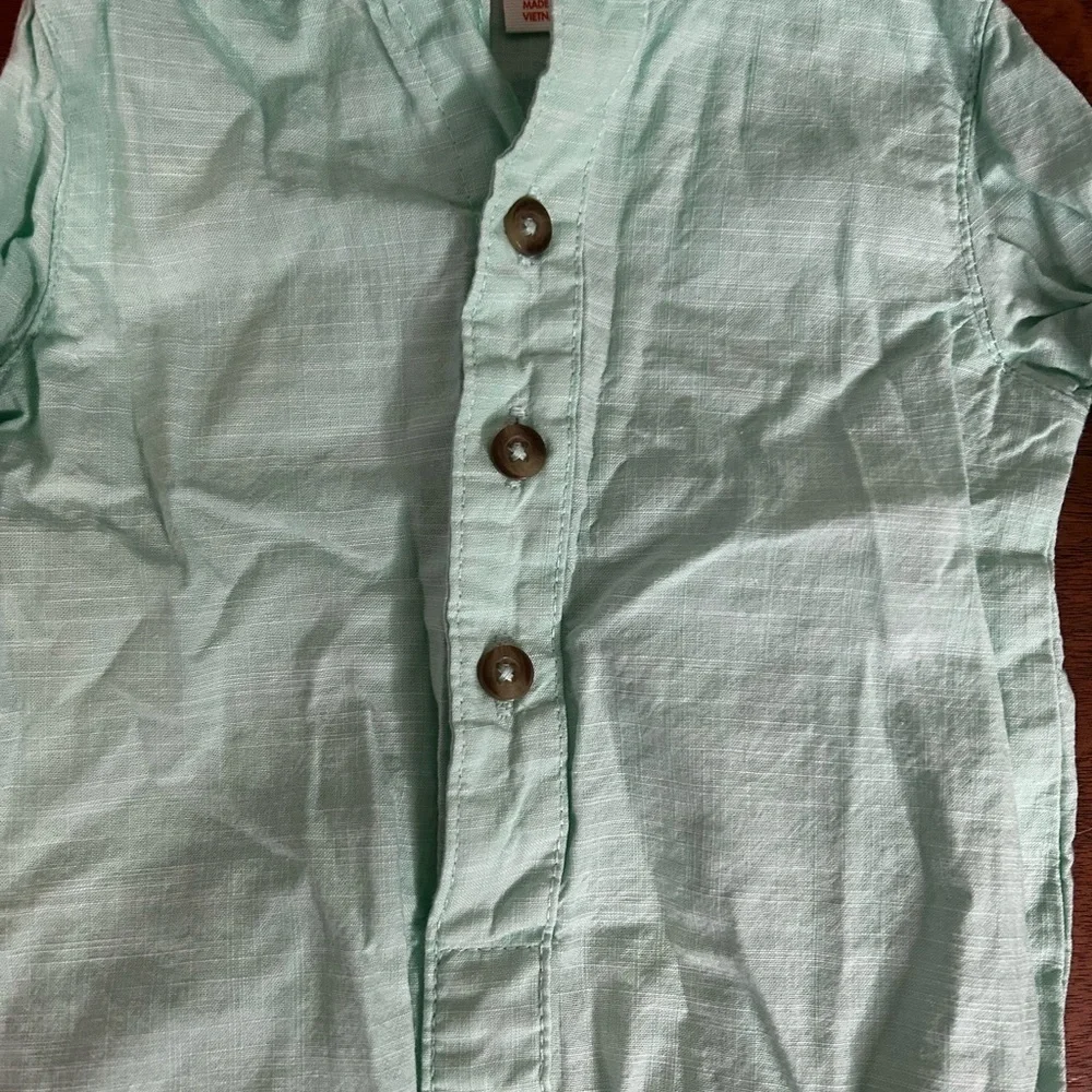 Cat & Jack Mint Green Baby Bodysuit, Size 6-9 M